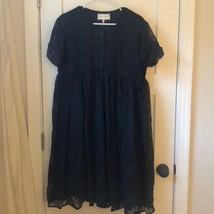 Piper and Scoot black lace dress